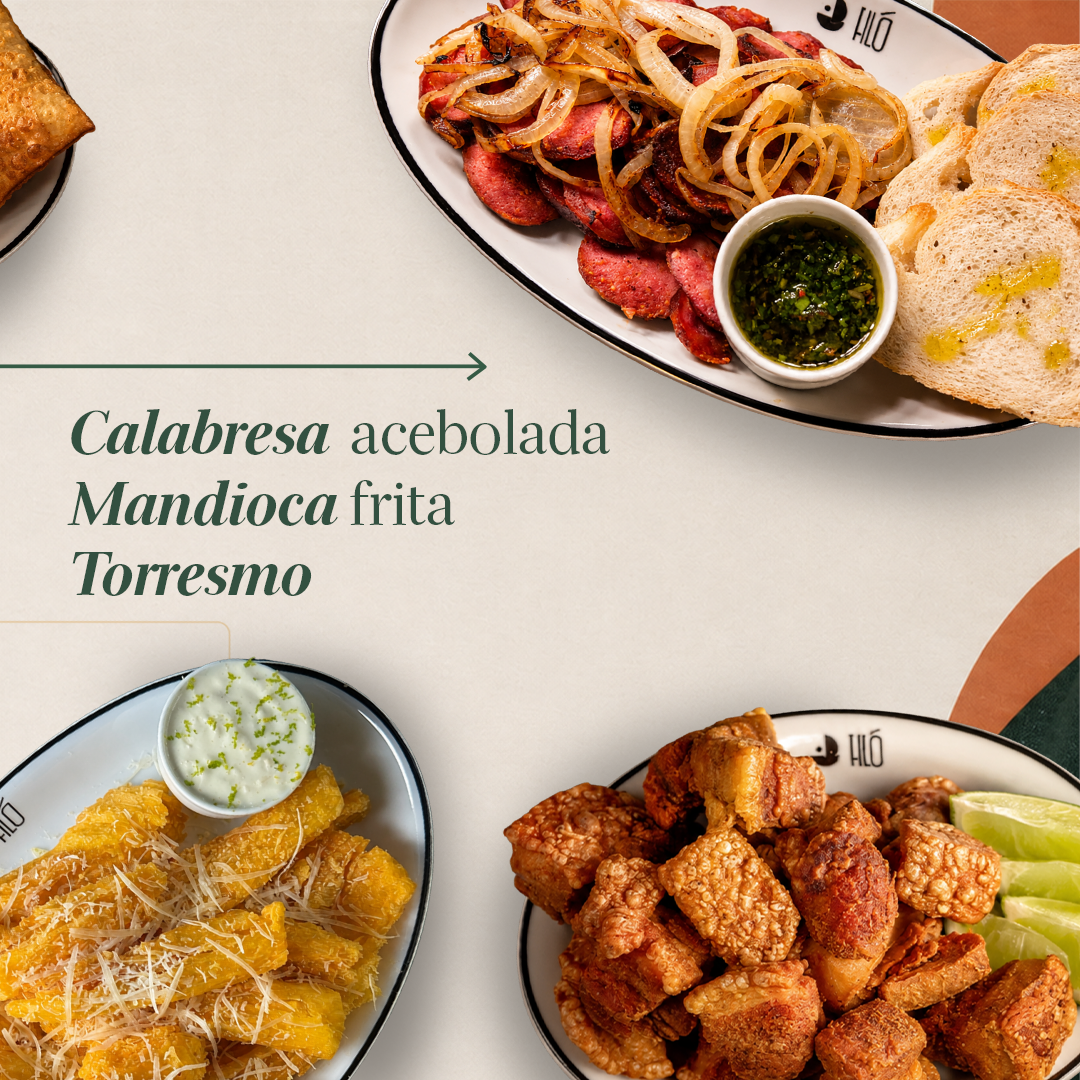 Porções da Copa 2026 no Restaurante Filó